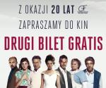 Dzikie historie przedpremierowo na 20-lecie Gutek Film - drugi bilet gratis